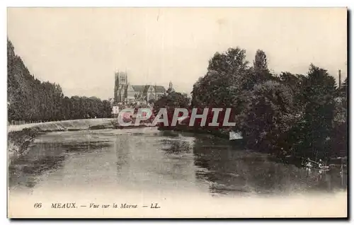 Cartes postales Meaux Vue sur la Marne