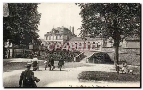 Cartes postales Meaux La gare