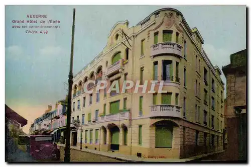 Auxerre Cartes postales Grand hotel de l'epee