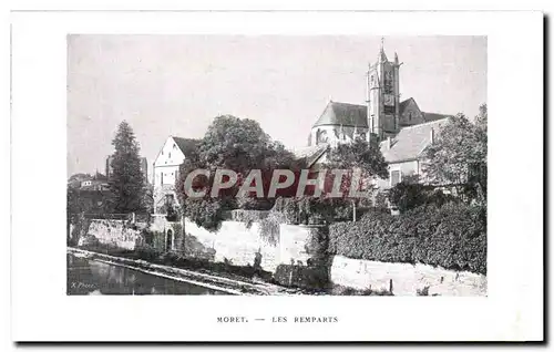 Moret sur Loing Ansichtskarte AK Les remparts