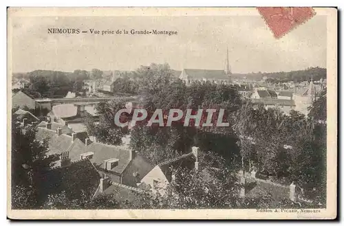 Nemours Cartes postales Vue prise de la grosse montagne