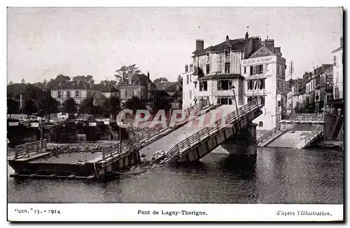 Cartes postales Pont de Lagny Thorigny