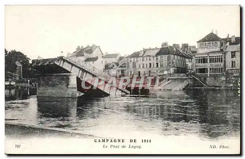 Cartes postales Le pont de Lagny