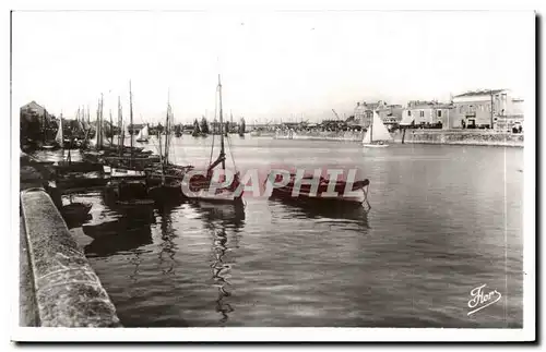 Moderne Karte Les Sables d&#39olonne Une vue du port