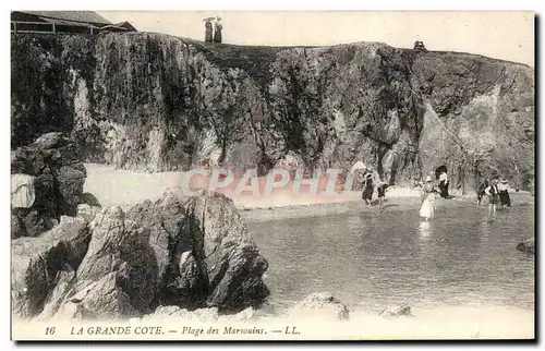 Cartes postales La grande cote plage des Marsouins