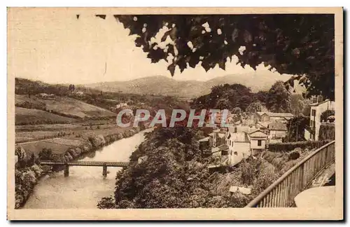 Cartes postales Cambo les Bains Vue plongeante sur la Nive
