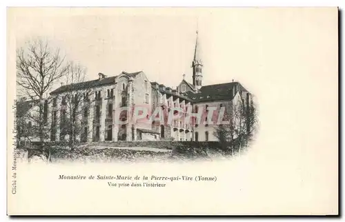 Cartes postales Monastere de Sainte Marie de laPierre qui Vire Vue prise dans l&#39interieur