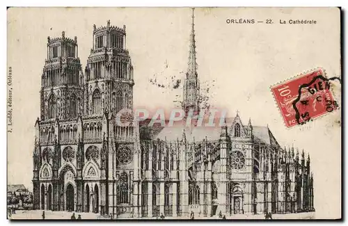 Cartes postales Orleans La cathedrale