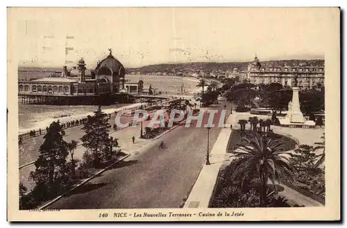 Cartes postales Nice Les nouvelles terrasses Casino de la jetee