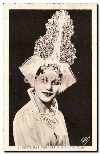 Cartes postales moderne Sables d'Olonne Sablaise Folklore Costume