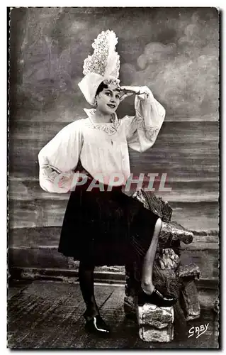 Cartes postales moderne Les Sables d'olonne Costume sablais Folklore Costume