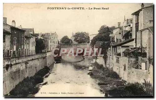 Cartes postales Fontenay le Comte Le pont neuf