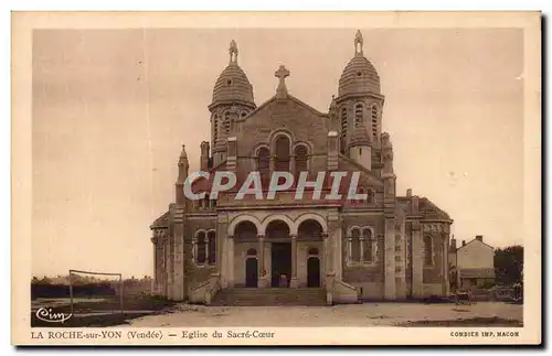 Ansichtskarte AK La Roche sur Yon Eglise du Sacre Coeur