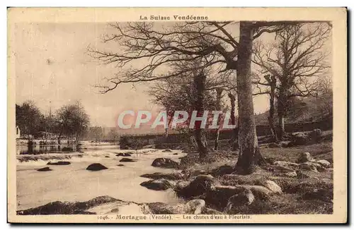 Cartes postales Mortagne Les chutes d'eau a Fleuriais