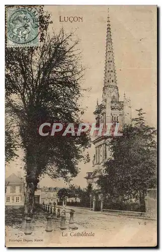 Cartes postales Lucon La cathedrale