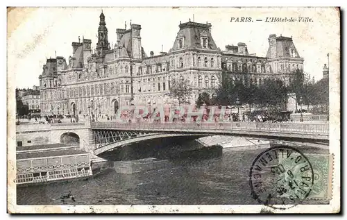 Paris Cartes postales Hotel de ville