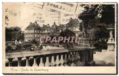 Paris Cartes postales Jardin du Luxembourg