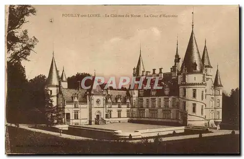 Cartes postales Pouilly sur Loire Le chateau de Noret La cour d&#39honneur