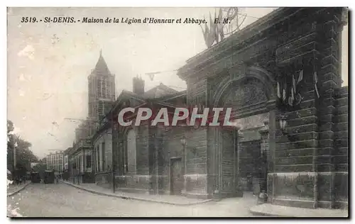 Ansichtskarte AK St Denis Maison de la legion d&#39honneur et Abbaye