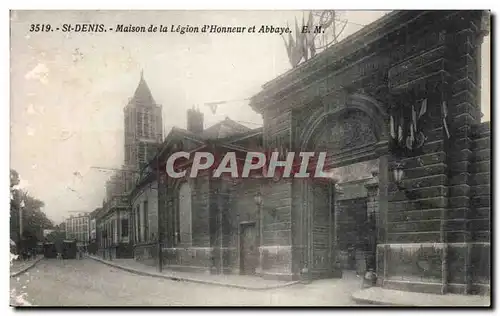 Cartes postales St Denis Maison de la legion d&#39honneur et Abbaye