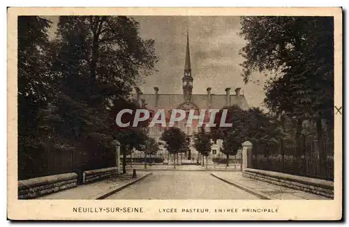 Cartes postales Neuilly sur Seine Lycee Pasteur Entree principale