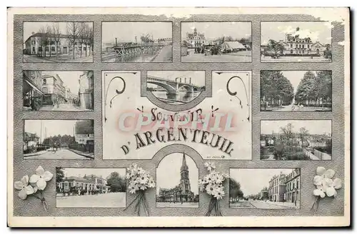 Cartes postales Souvenir d&#39 argenteuil