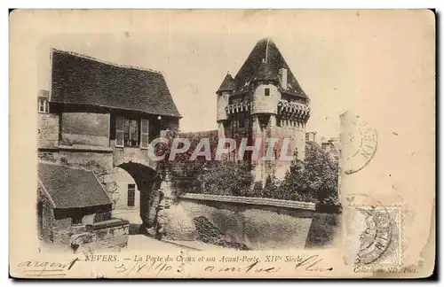 Ansichtskarte AK Nevers La porte du Croux et son avant porte