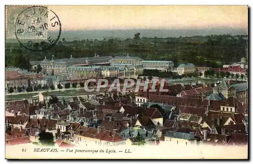Cartes postales Beauvais Vue panoramique du Lycee
