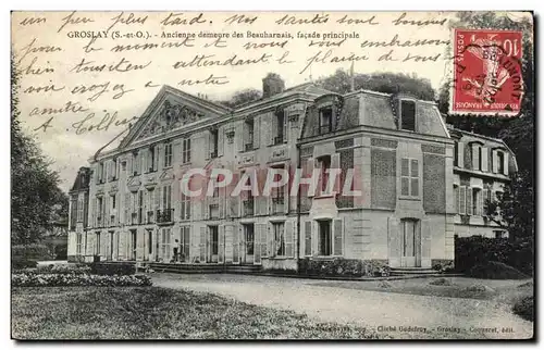 Cartes postales Groslay Ancienne demeure des Beauharnais Facade principale