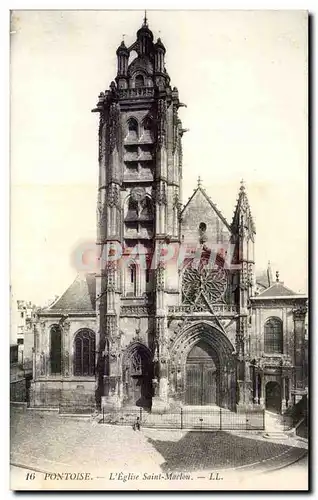 Ansichtskarte AK Pontoise Eglise Saint Maclou