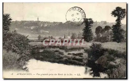 Cartes postales Avranches Vue generale prise des bords de la See