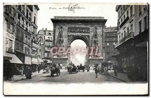 Cartes postales Paris Porte St Denis