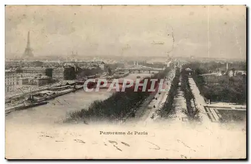 Cartes postales Paris Panorama Tour Eiffel