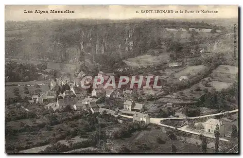 Cartes postales Saint leonard et la butte de Narbonne