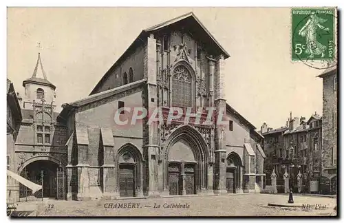 Cartes postales Chambery La cathedrale