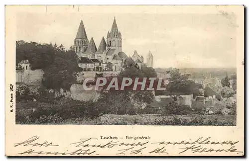 Cartes postales Loches Vue generale