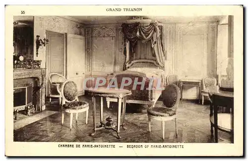 Cartes postales Versailles Grand Trianon Chambre de Marie Antoinette