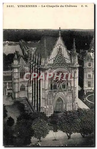 Cartes postales Vincennes la chapelle du chateau