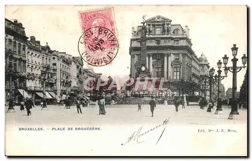 Cartes postales Bruxelles Place de Brouckere