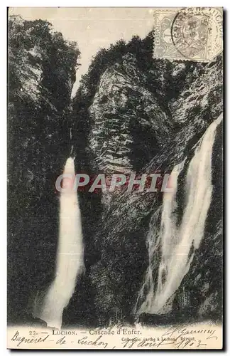 Cartes postales Luchon Cascade d&#39enfer