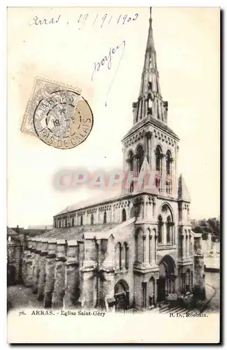 Cartes postales Arras Eglise Saint Gery