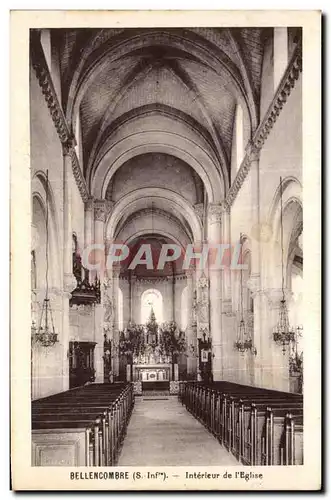 Cartes postales Bellencombre Interieur de l&#39eglise