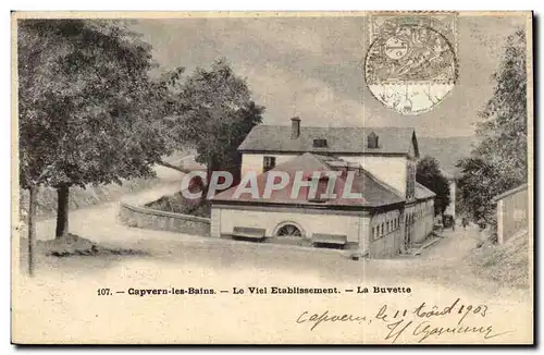 Cartes postales Capvern les Bains Le vieil etablissement La buvette