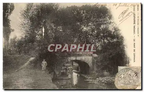 Ansichtskarte AK Lesparre Le pont de lervaux