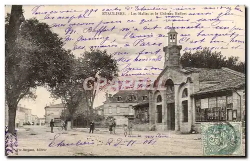 Cartes postales Etauliers Les alles et le chateau Baffort