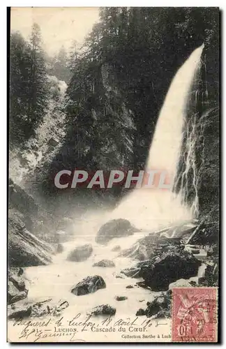 Cartes postales Luchon Cascade du coeur