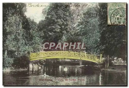 Cartes postales Bordeaux Pont du jardin public