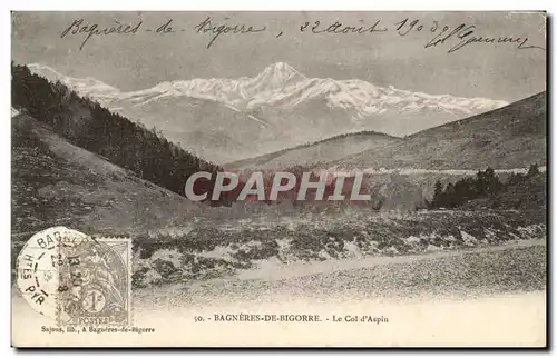 Cartes postales Bagnerres de Bigorre le col d&#39Aspin