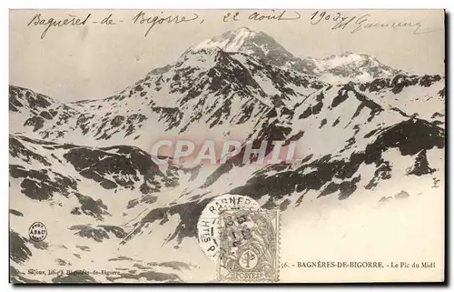 Cartes postales Bagneres de Bigorre Le pic de Midi