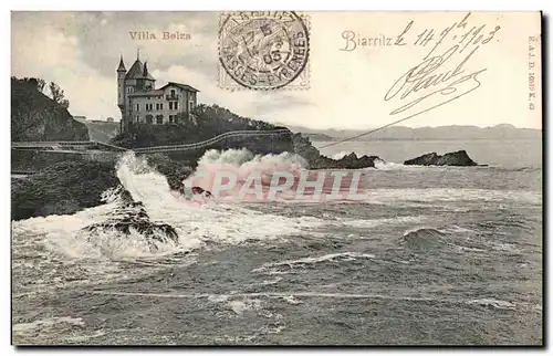 Cartes postales Biarritz Villa Belza